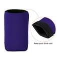 thumbnail image 5 of Uxcell Can Cooler Sleeves  Insulated Collapsible Neoprene Covers 2.6mm for 12 Oz Cans Bottles, Blue Purple Pack of 3, 5 of 5