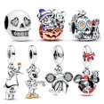thumbnail image 3 of Abalorio de plata de 2023 para mujer, pulsera Pandora Original, accesorio de monstruo, fabricación de joyas, Herocros, Disney, Halloween, Coco, novedad de 925, 3 of 4