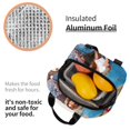 thumbnail image 6 of Dukes Orange Car Haz-zard Insulated Lunch Bag Adults Lunch Box Tote Bag Keeps Food Hot/Cold For Hours, 6 of 8