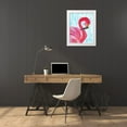 thumbnail image 3 of Cole, Jan 20x24 White Modern Wood Framed Museum Art Print Titled - Flamingo I, 3 of 4