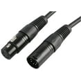 thumbnail image 1 of PULSE - DMX Lead, 5 Pin XLR Male to Female (1 Pair+Screen), 20m Black, 1 of 1