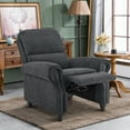 thumbnail image 4 of MCombo Chenille Sponge Filling Living Room Adjustable Reclining Pushback Chair, Gray, 4 of 10