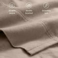thumbnail image 6 of Bare Home Organic Flannel Sheet Set - 100% Organic Cotton - Deep Pocket - 4-Pieces - Queen, Taupe, 6 of 10