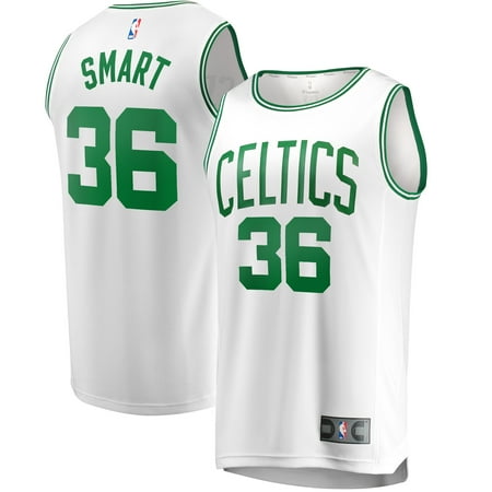 Men's Fanatics Branded Marcus Smart White Boston Celtics 2020/21 Fast Break Replica Player Jersey - Association Edition