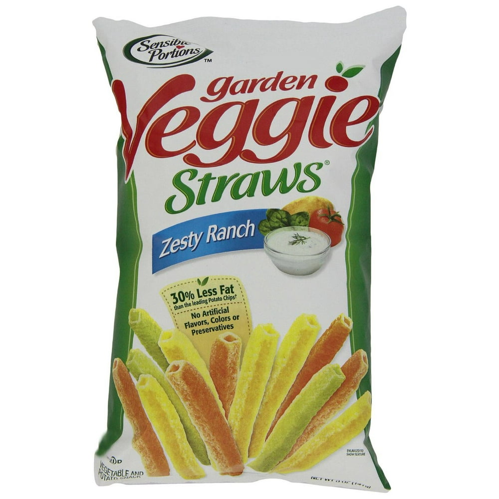 12 PACKS Sensible Portions Veggie Straws, Ranch, 5 Ounce Walmart