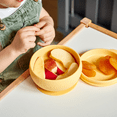 thumbnail image 5 of MinikOiOi Bowly - Powder Gray 100% Food Grade Silicone Bowls With Suction, Lid and High Holding Capacity, BPA Free - 6m+ Unisex - Infant, 5 of 5