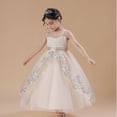 thumbnail image 6 of CHOYURME CHONYURM Big Girls Lace Princess Bridesmaid Dress Sequins Wedding Long Ball Gown Pageant Evening Dresses, 6 of 8