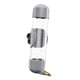 thumbnail image 4 of Dispensador de agua para pájaros, bebedero para jaula de 200 ml, recipiente para beber, agua para loros gris, 4 of 8
