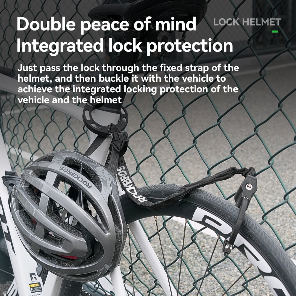 ROCKBROS Scooter Chain Lock Bike Chain Lock with Keys - 23.4" Heavy Duty Anti-Theft Security Lock for Bikes & Scooters