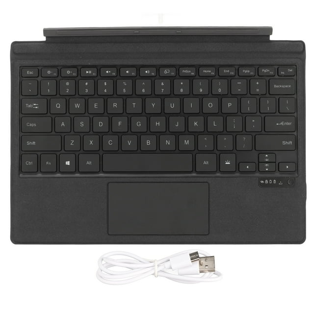Teclado inalámbrico Bluetooth con panel táctil teclado ultrafino de alcance inalámbrico de 33 pies para Microsoft Pro 7 Pro 6 Pro 5 Pro 4 Pro 3
