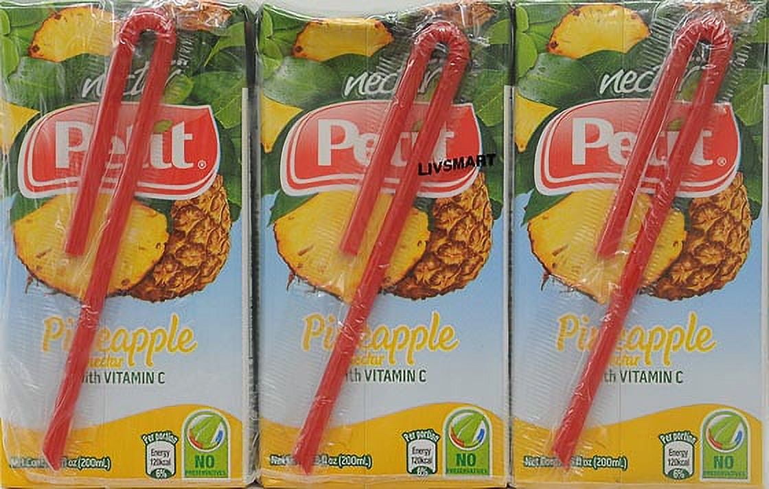 Petit Pineapple Nectar with Smooth Texture, 6.8 fl oz, 3 Count