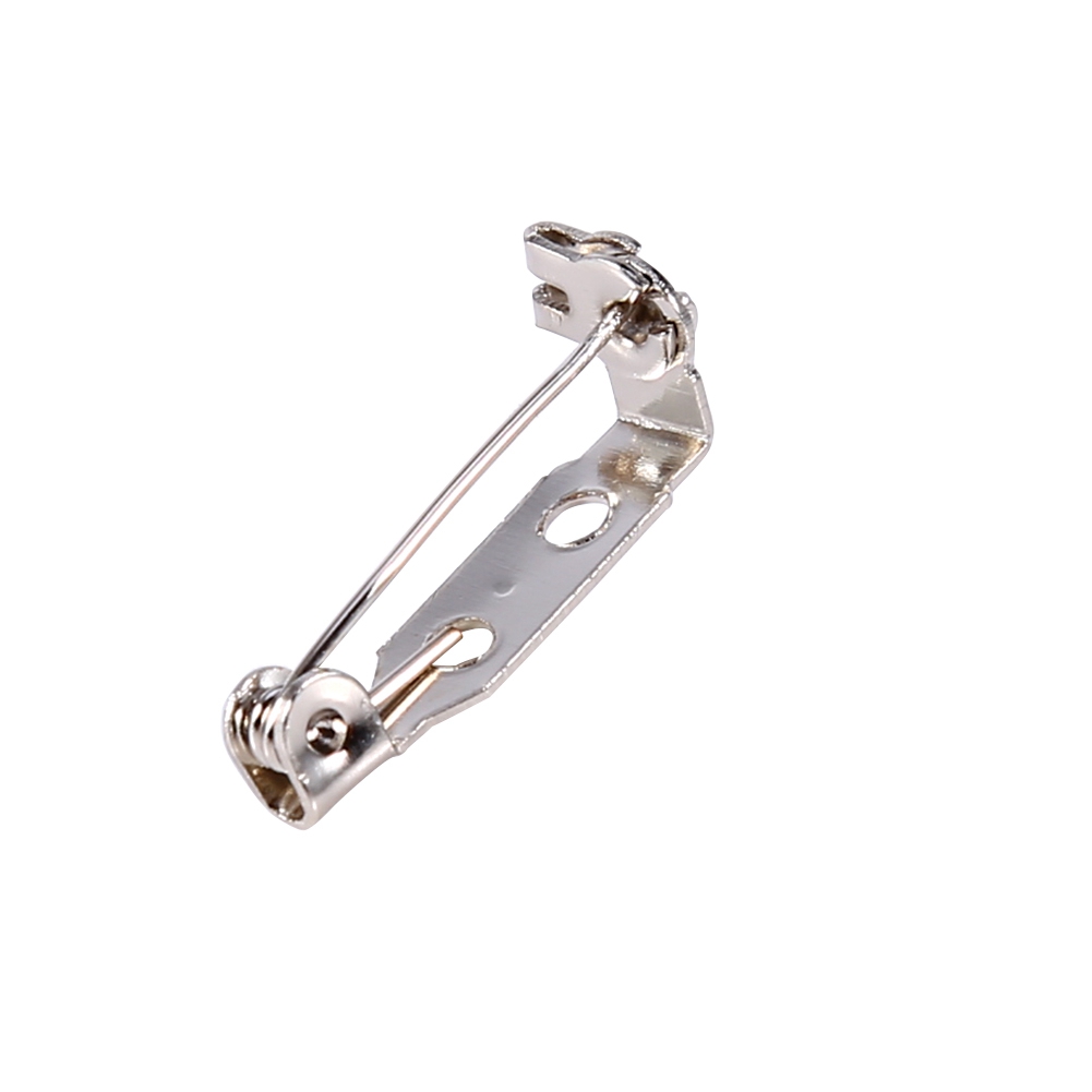Fastener 50Pcs Bar Pins Brooch Lock Back Catch Rolling DIY Craft 20/25