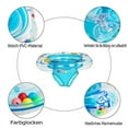 Inflatable Baby Swimming Ring with Double Airbag Safety Seat, PVC Pool