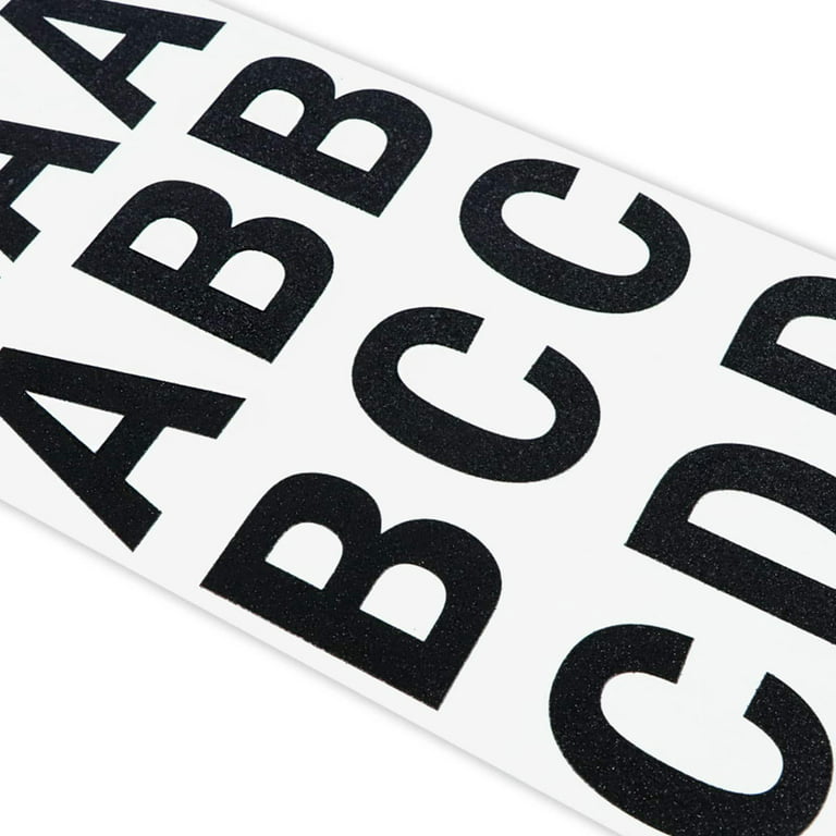 12 Pack: Black Small Font Alphabet Stickers by Recollections™