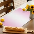 thumbnail image 5 of Placemat Ombre White Pink Placemats for Dining Table Gradient Color Washable Table Mats for Party Kitchen Dining Decoration, 5 of 7