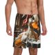 thumbnail image 2 of Balery Cartoon Scottish Duck Pantalones cortos de pijama de punto de algodón para hombre con cinturilla y bolsillos-4X-Large, 2 of 6