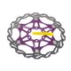 thumbnail image 3 of Soidarity Rotor de freno de disco de bicicleta, pastilla de freno de acero inoxidable con 6 pernos, disco de freno de bicicleta de carretera de montaña, Ciclismo Violeta 160MM Soidarity OD001615-05B, 3 of 6