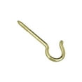 thumbnail image 3 of National Hardware V2041 N192-286 Ceiling Hook, 20 lb Working Load, #8, Brass, 3 of 4