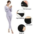 thumbnail image 2 of Winter Long Johns Underwear Set Women's Ultra-Soft Thermal Base Layer, 2 of 5