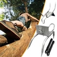 thumbnail image 4 of Wmhnj Juego de pas de hierro para trepar rboles con 4 garras y correas ajustables para trabajos de arboricultura profesional en superficies verticales., 4 of 9