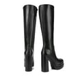 thumbnail image 3 of DREAM PAIRS Women's Platform Heeled Knee High Boots, Long Chunky Tall Gogo Boots for Fall, 3 of 8