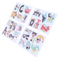 thumbnail image 4 of 26 Pegatinas De Pared Del Alfabeto Inglés, Respetuosas Con El Medio Ambiente 4 Piezas 26 Material De PVC Del Alfabeto Inglés Pegatinas ABC Calcomanías Del Alfabeto Para Jardín Cergrey Animal Alphabet Wall Decals, 4 of 8