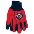 thumbnail image 1 of Washington Nationals Two Tone Gloves - Adult Size, 1 of 1