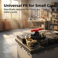 thumbnail image 5 of Battery Disconnect Switch | Battery Isolator Cut-Off Breaker for 12V 24V Systems | Adjustable Brass Terminal Post for Car Truck RV Boat Marine & Vehicle Storage Safety, 5 of 5