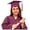 #01 Wine, variant on 4Pcs Kids Kindergarten Graduation Cap And Gown Set 2026 With Tassel And Stole Preschool Graduation Robe Outfit For Boys Girls School Ceremony Valentines Party Birthday Gifts 2-12Y ,21=2-3Y