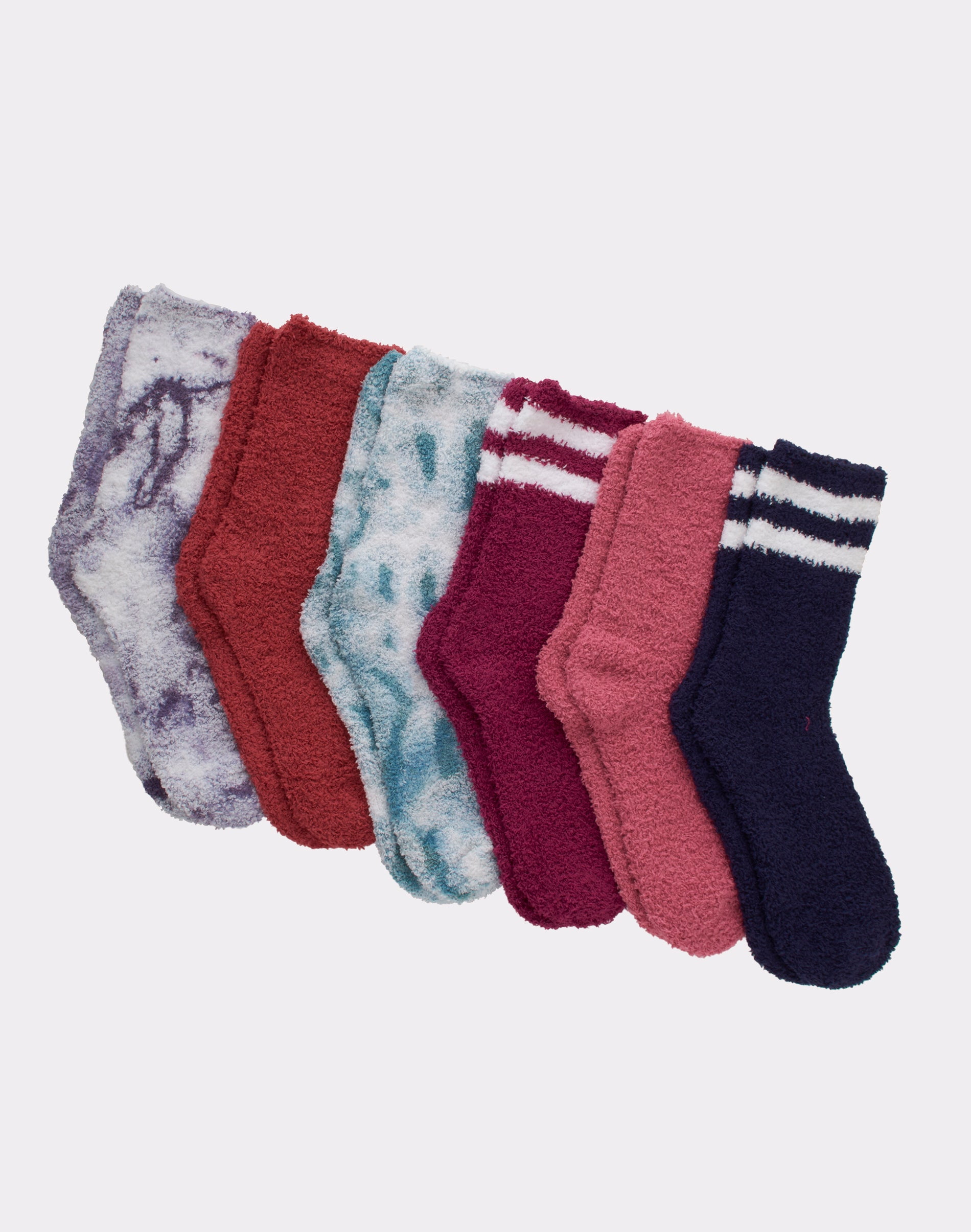 Hanes Cozy Crew Socks 6-Pack Women's Soft Fluffy Comfy sz 5-9 4 Color Choices
