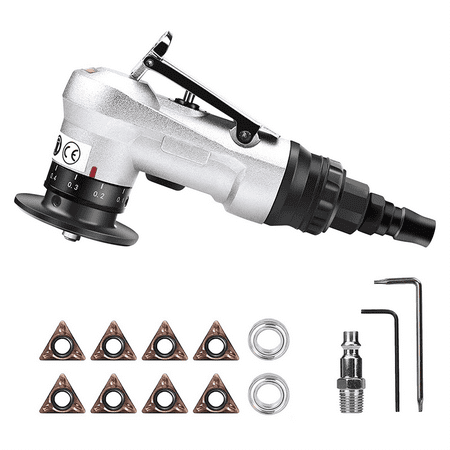 

Mini Pneumatic Chamfering Tool with Replace Blades Inserts and Bearings 45 Degree Air Chamfer Deburring Tool