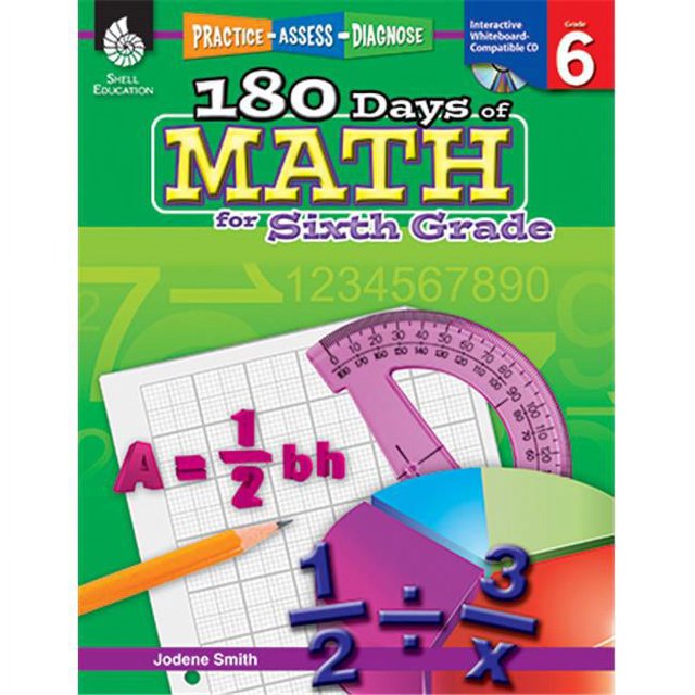Shell Education SEP50802 180 Jours de Mathématiques Gr 6