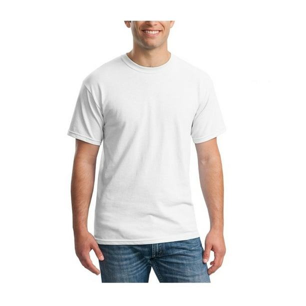 Xiantao T Shirt For Men Premium Crew Neck Classic Soild Mens Shirt White M - Walmart.com