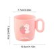 thumbnail image 3 of CaiYueKe Kids Toothbrush Holder Cup - Non Slip Anti-Spill Rinsing Cup with Animal Design, Durable Plastic Bathroom Sink Organizer for Children's Daily Use and Home Decor, 3 of 7