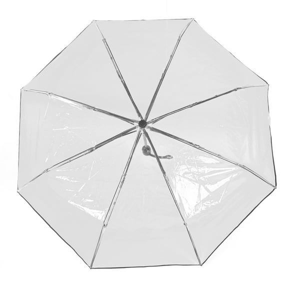 Clear Umbrella, Compact Umbrella Transparent Easy Operation High Density for Outing