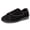 Black, variant on HomeTop Men's Corded Velveteen Adjustable Hook And Loop Closed-back Slippers Black,44