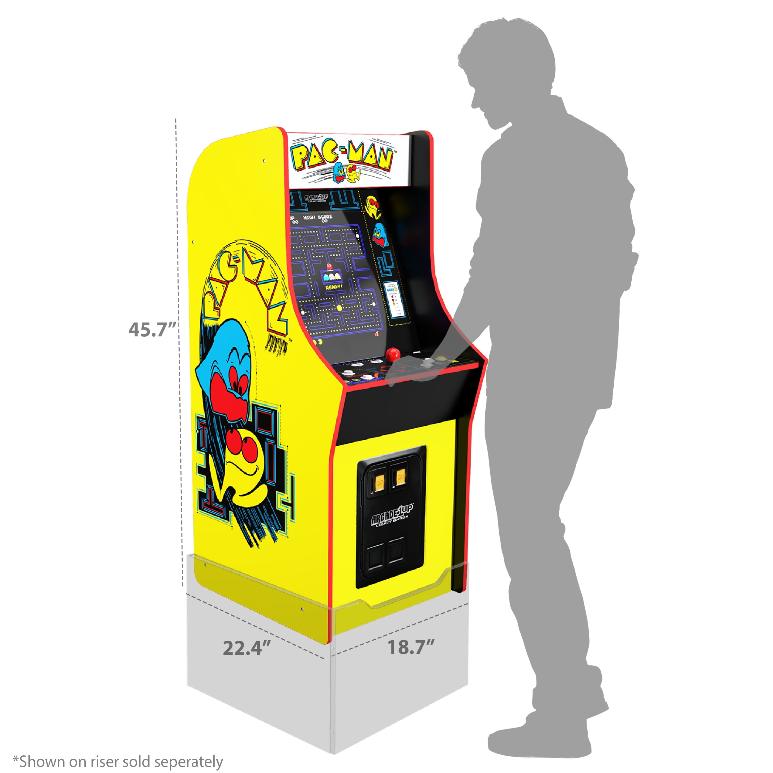 Arcade 1up Arcade1Up Legacy Edition Multi Metal Arcade Cabinet - 14 Classic  BANDAI NAMCO Games - WiFi Leaderboards in the Video Gaming Accessories  department at