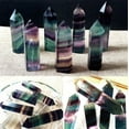 thumbnail image 5 of Natural Fluorite Crystal Point Wand - Single Terminated Amethyst Quartz Healing Stone for Reiki Meditation, Chakra Balancing, Positive Energy, Collectible Specimen (4-5 cm), 5 of 9