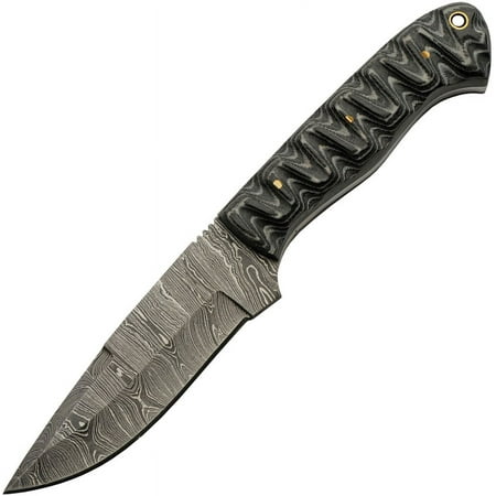 Damascus DM-1306 Charcoal Hunter Fixed Blade Knife