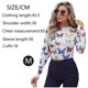 thumbnail image 2 of Tops de malla para mujer, top ajustado de cuello alto y manga larga, camisetas coloridas y con mariposas, top corto sexy de malla transparente, 2 of 5