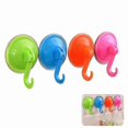 thumbnail image 3 of 6-Pack Heavy-Duty Suction Cup Hooks for Smooth Surfaces, 3 of 4