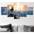 thumbnail image 2 of 5 Cuadros Decorativos Zelda Paisaje Montañas Canvas Listo Para Colgar 150x84cm Jungle Art Impresion Tela Arte, 2 of 7