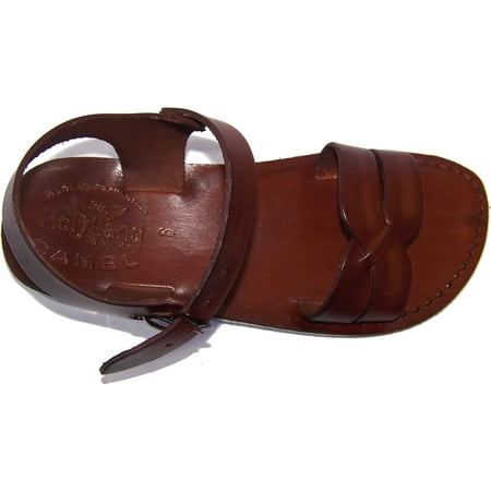 

Holy Land Market Unisex Leather Biblical Sandals (Jesus - Yashua) Yousef Style (36 M EU)