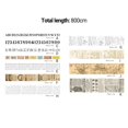 thumbnail image 6 of Masking Tape Gothic Type DIY Decor Retro Adhesive Washi Tape for Scrapbooking Black Washi, 6 of 6