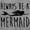 Heather, variant on Always Be a Mermaid Cute Beach Day Youth T Shirt Tee Girls Infant Toddler Brisco Brands 12M