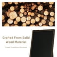 thumbnail image 4 of Fionafurn 40"(H) Chalkboard Outside A-frame Free Standing Easel, Sidewalk Sign sign board,Brown, 4 of 10