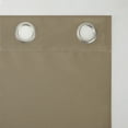 thumbnail image 4 of Sun Zero Nolan Energy Efficient Blackout Grommet Single Curtain Panel, 54" X 108", Barley Brown, 4 of 8