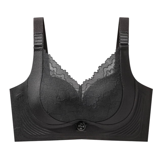 Full Coverage Wireless Bra for Everyday Comfort and Support — Seamless Plus Size Lightly Structured Smoothed Sides for Everyday Wear