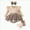A2-226-Khaki, variant on Caqnni Baby Girl Western Outfits Cute Long Sleeve Romper Cow Flared Pants Headband 3Pcs Clothes Set Sleepwear Pajamas(Brown,0-3 Months)