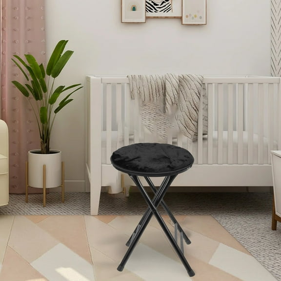 Homoyoyo Non- Plush Bar Stool Seat Cushion for Home Dining Office Use, Black, Comfortable and , 1 Piece